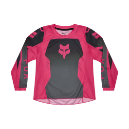 Fox Girls Mini Motocross Jersey 2026 180 Shield - Black / Pink