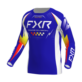 FXR Motocross Jersey 2026 Clutch Pro - Royal / Yellow / Red