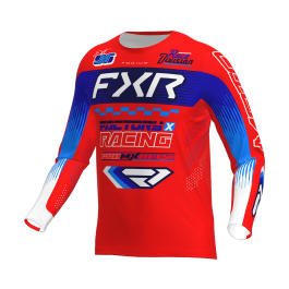 FXR Motocross Jersey 2026 Podium Gladiator - Red / Blue / White