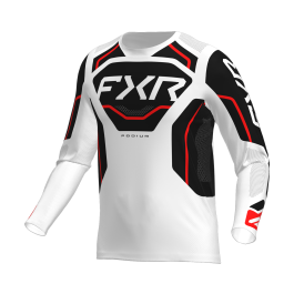 FXR Motocross Jersey 2026 Podium Relay - White / Black / Red