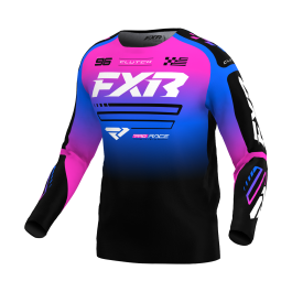 FXR Motocross Jersey Clutch - Black / Blue / Pink