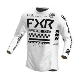 FXR Motocross Jersey Podium Gladiator - White