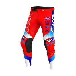 FXR Motocross Pants 2026 Podium Gladiator - Red / Blue / White