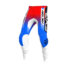 FXR Motocross Pants Clutch Pro - Blue / Red / White