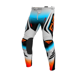FXR Motocross Pants Clutch Pro - Grey / Sky / Orange