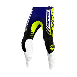FXR Motocross Pants Clutch Pro - Midnight / HiVis / White