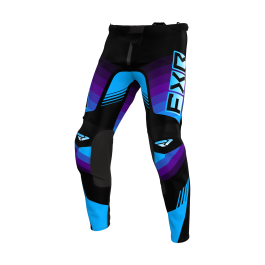 FXR Motocross Pants Clutch Pro - Black / Purple / Blue