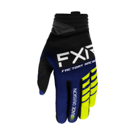 FXR Motocross Gloves Prime - Midnight / HiVis