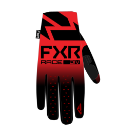 FXR Motocross Gloves Pro-Fit Lite - Red / Black Fade