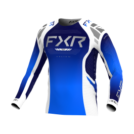FXR Youth Motocross Jersey Helium - Cobalt