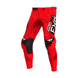 FXR Youth Motocross Pants Podium - Red / Black