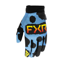 FXR Youth Motocross Gloves Reflex - Dart Frog
