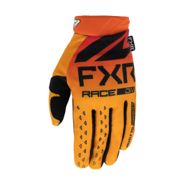 FXR Youth Motocross Gloves Reflex - Tequila Sunrise
