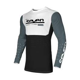 Seven Youth Motocross Jersey Vox Aperture - Lead / Black