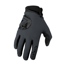 Seven Youth Motocross Gloves Annex 7 Dot - Charcoal / Black