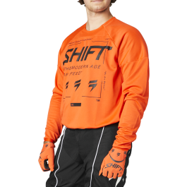 Shift Motocross Jersey WHIT3 Label Bliss - Blood Orange