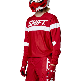 Shift Motocross Jersey WHIT3 Label Haut - Red