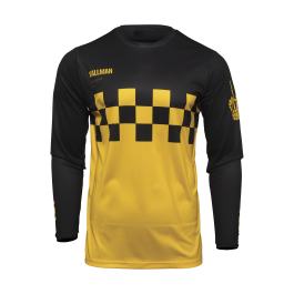 Thor Motocross Jersey 2026 Hallman Differ Cheq - Yellow / Black