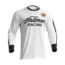 Thor Motocross Jersey 2026 Hallman Differ Roosted - White / Black