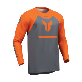 Thor Motocross Jersey 2026 Ridemode Menace - Charcoal