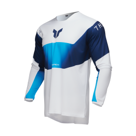 Thor Motocross Jersey Launchmode Storm - White