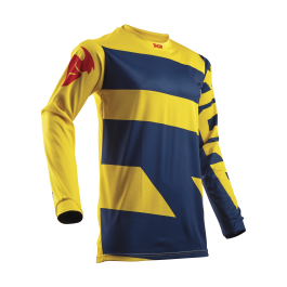 Thor Motocross Jersey Pulse Level - Navy / Yellow