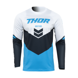 Thor Motocross Jersey Sector Chev - Blue / Midnight