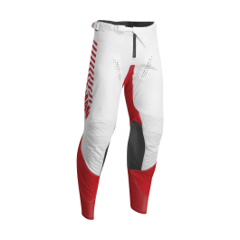 Thor Motocross Pants 2026 Hallman Differ Slice - White / Red