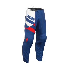 Thor Motocross Pants Sector Checker - Navy / Red