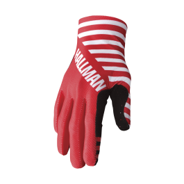 Thor Motocross Gloves 2026 Hallman Mainstay Slice - White / Red