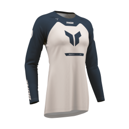 Thor Women Motocross Jersey 2026 Ridemode Menace - Midnight / Dust
