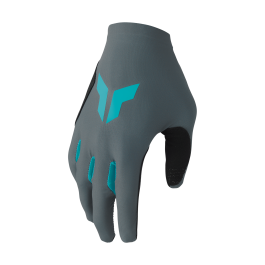 Thor Women Motocross Gloves 2026 Sportmode Iconic - Grey / Aqua