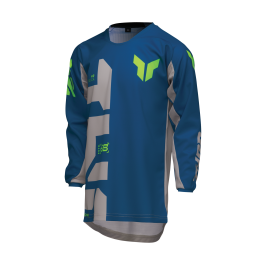 Thor Youth Motocross Jersey Launchmode Forge - Blue