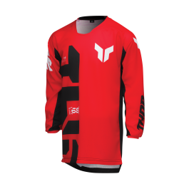 Thor Youth Motocross Jersey Launchmode Forge - Red