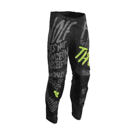 Thor Youth Motocross Pants Pulse Counting Sheep - Charcoal / Acid