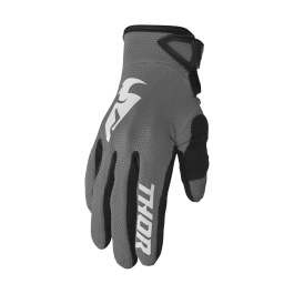 Thor Youth Motocross Gloves Sector - Grey / White