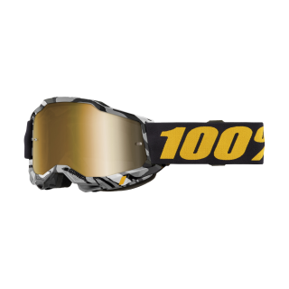 100% Motocross Goggle Accuri 2 Ambush - Mirror True Gold