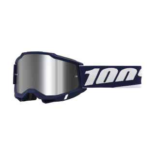 100% Motocross Goggle Accuri 2 Mifflin - Mirror Silver Flash