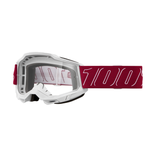 100% Motocross Goggle Accuri 2 Redline - Clear