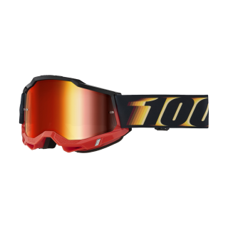 100% Motocross Goggle Accuri 2 Stamino 2 - Mirror Red