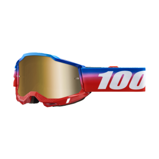 100% Motocross Goggle Accuri 2 Unity - Mirror True Gold