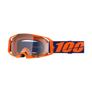 100% Motocross Goggle ARmatic Neon Orange - Clear