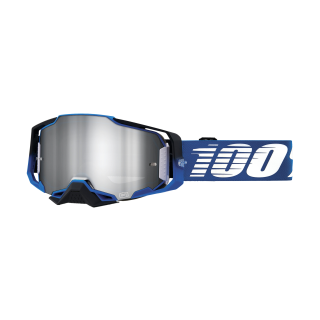 100% Motocross Goggle Armega Rockchuck - Mirror Silver Flash