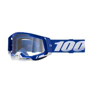100% Motocross Goggle Racecraft 2 Blue - Clear
