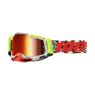 100% Motocross Goggle Racecraft 2 Engal - Mirror Red