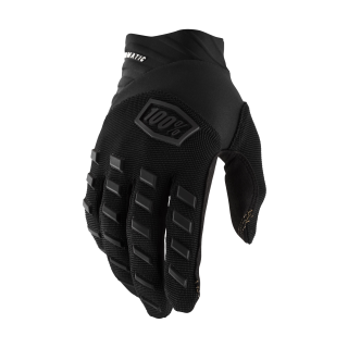 100% Motocross Gloves Airmatic - Black / Charcoal