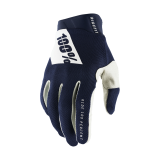 100% Motocross Gloves Ridefit - Navy