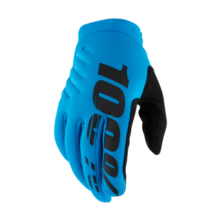 100% Motocross Gloves Winter Brisker - Turqoise