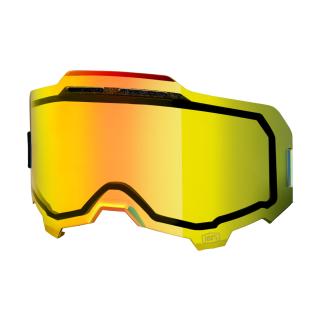 100% Lens ARMEGA / ARMATIC - Injected Dual Vented Mirror Gold