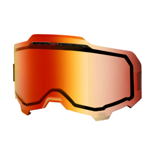 100% Lens ARMEGA / ARMATIC - Injected Dual Vented Mirror Red